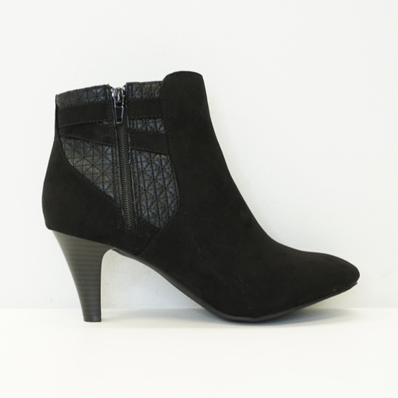 Apri High Heel Ankle Boot Bootie Black 8.5 - Picture 5 of 8